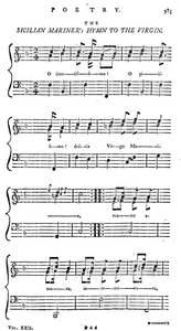 The Sicilian Mariner's Hymn to the Virgin