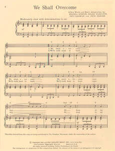 We Shall Overcome - Ludlow Music - 1963